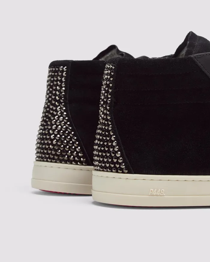 Women High Tops P448 Skate Black Strass Women High Tops P448 Skate Black Strass