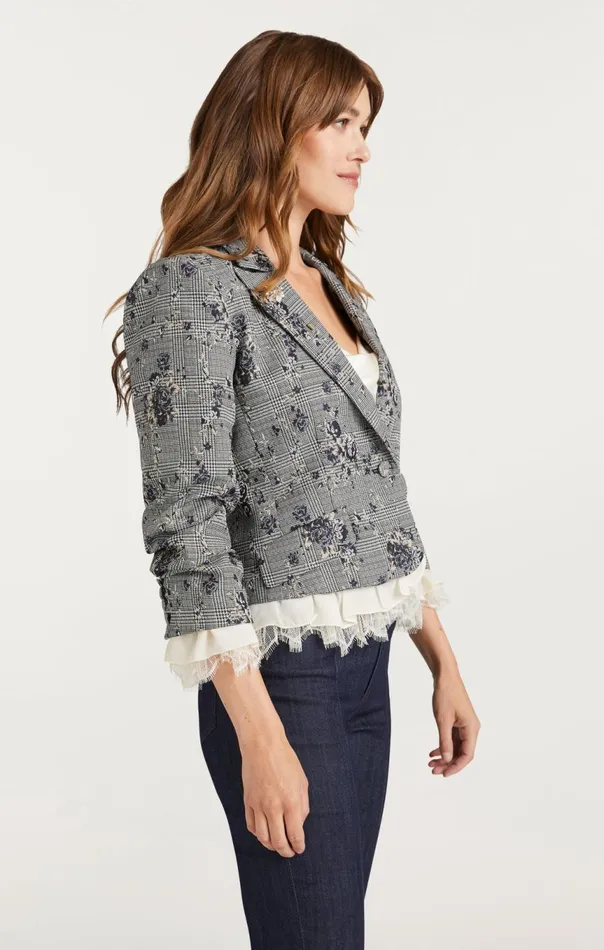Women Hilla Blazer Bluemulti Cinq Sept Blazers