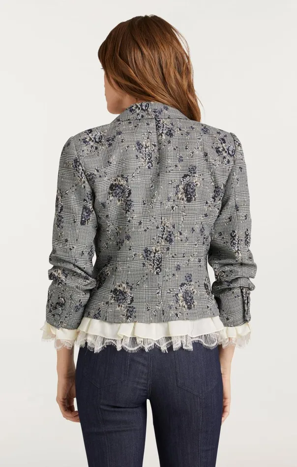 Women Hilla Blazer Bluemulti Cinq Sept Blazers