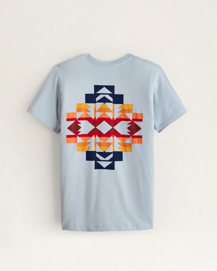 Women ICONIC GRAPHIC TEE Blue Fog Pendleton Tees and Sweatshirts