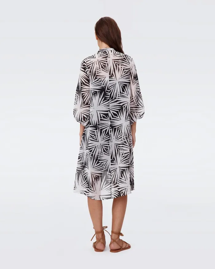 Women Ileana Dress Huge Sea Holly Black DVF Dresses