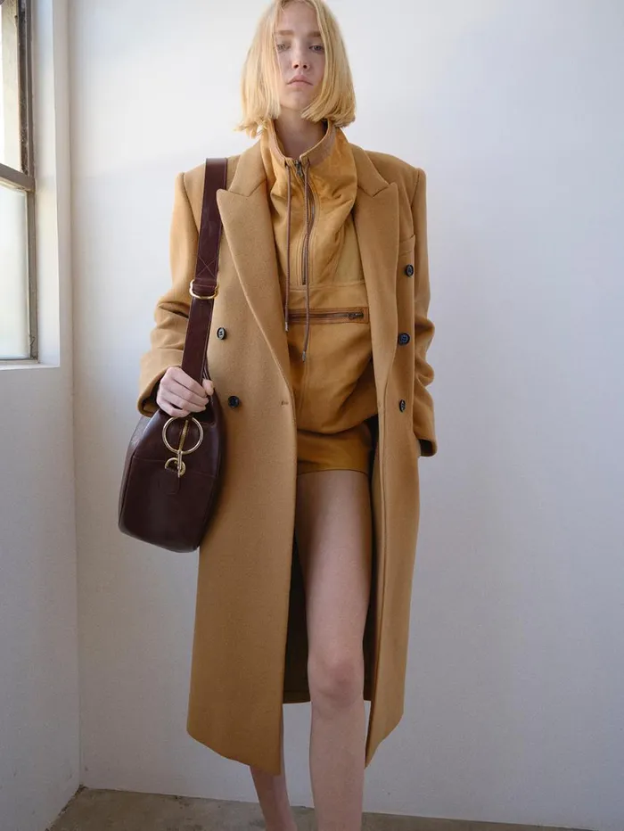 Women Jackets and Coats FRAME Double Breasted Tailored Coat 8212 Camel Women Jackets and Coats FRAME Double Breasted Tailored Coat 8212 Camel