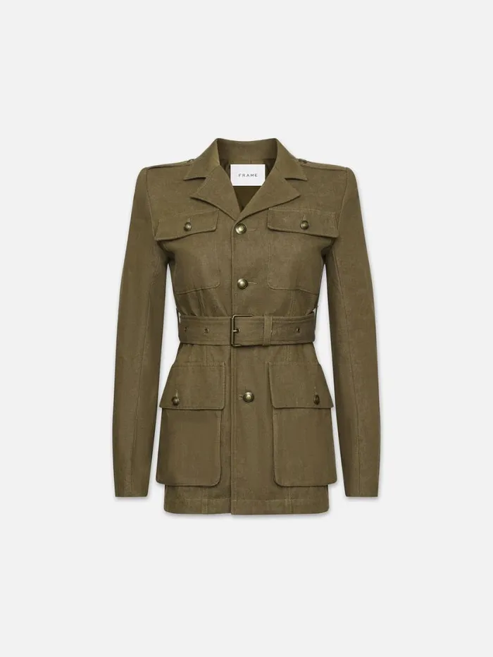 Women Jackets and Coats FRAME Safari Jacket 8212 Madeline