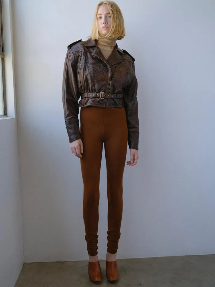 Women Jackets and Coats FRAME Strong Shoulder Leather Moto Jacket 8212 Chestnut Women Jackets and Coats FRAME Strong Shoulder Leather Moto Jacket 8212 Chestnut