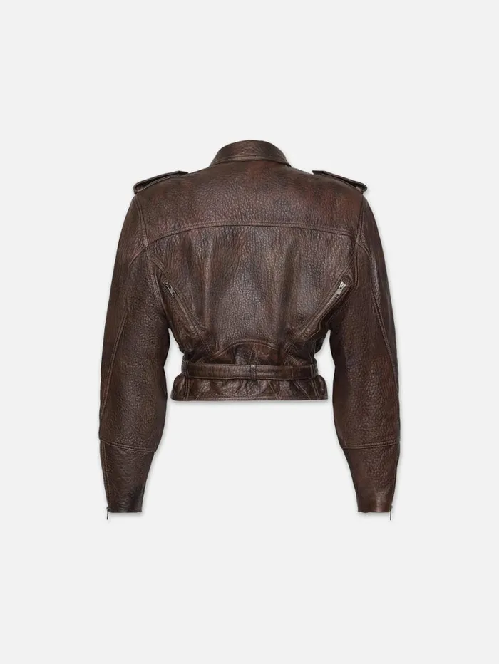 Women Jackets and Coats FRAME Strong Shoulder Leather Moto Jacket 8212 Chestnut Women Jackets and Coats FRAME Strong Shoulder Leather Moto Jacket 8212 Chestnut