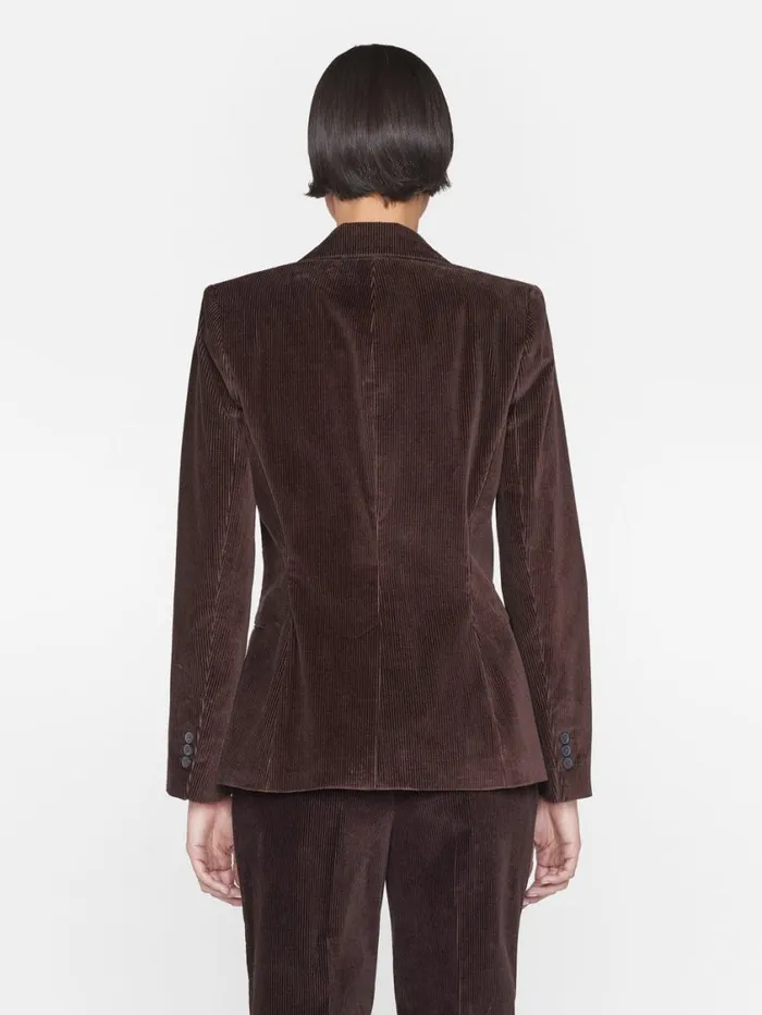 Women Jackets and Coats FRAME The Corduroy Femme Blazer 8212 Espresso Women Jackets and Coats FRAME The Corduroy Femme Blazer 8212 Espresso