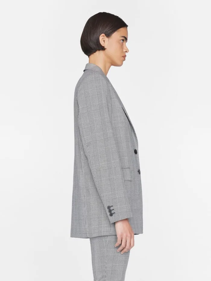 Women Jackets and Coats FRAME The Oversized Blazer 8212 Noir Multi Women Jackets and Coats FRAME The Oversized Blazer 8212 Noir Multi