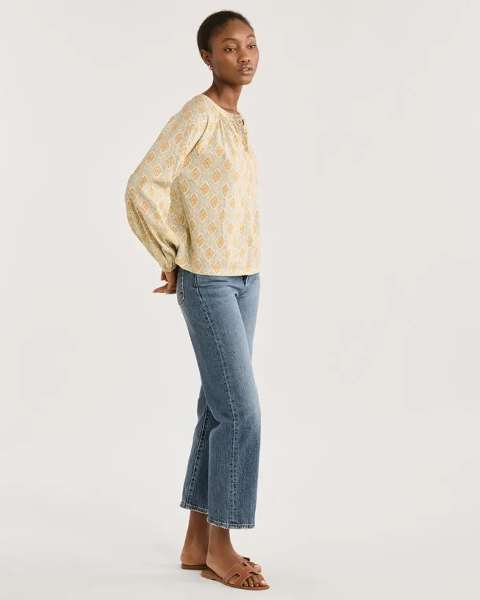 Women JANA POPOVER SHIRT Dusty Blue Multi Pendleton Shirts and Blouses