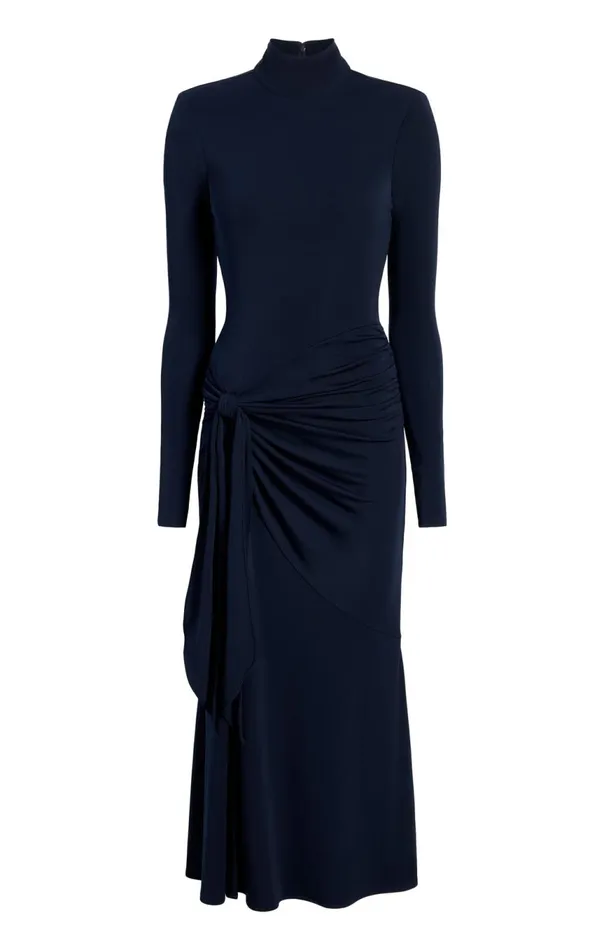 Women Johnson Dress Navy Cinq Sept Midi
