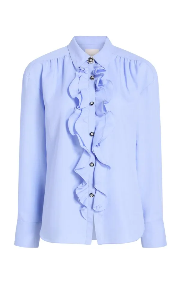 Women Kadi Top Raincloud Cinq Sept Long Sleeve Tops