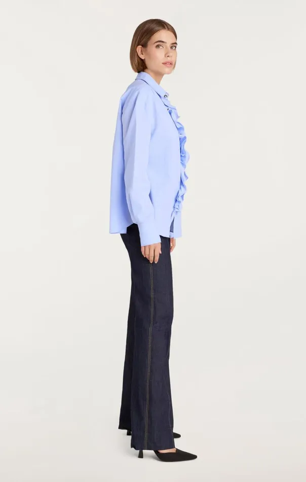 Women Kadi Top Raincloud Cinq Sept Long Sleeve Tops