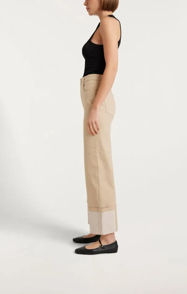 Women Kaia Pant Khaki Cinq Sept Pants