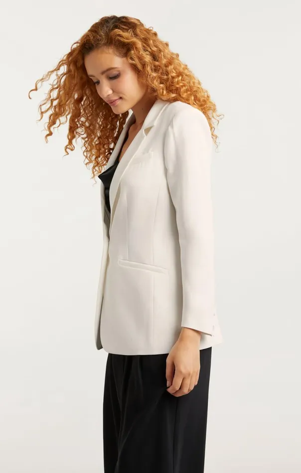 Women Karlie Blazer Ivory Cinq Sept Blazers