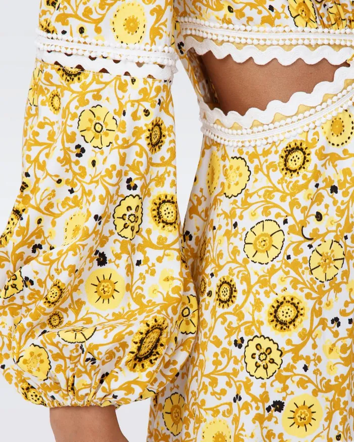 Women Kimmie Dress Goldenrod DVF Dresses