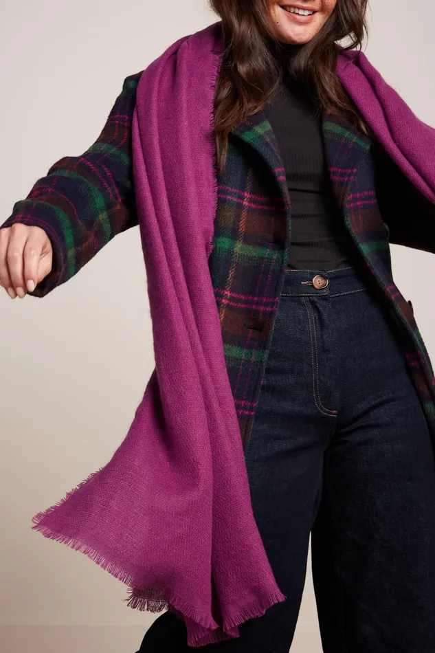 Women King Louie Crush Scarf Wild Fuchsia 8211 Crush