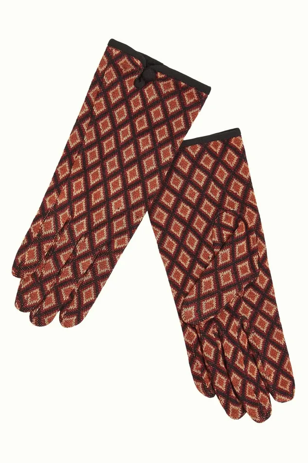 Women King Louie Gloves Brash Cabernet Red 8211 Brash