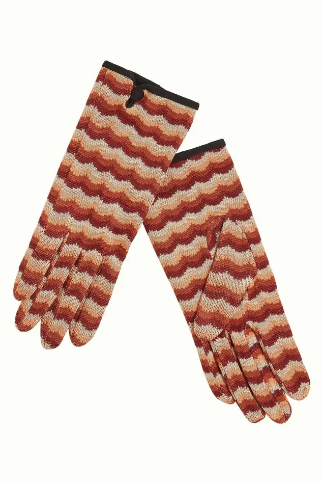Women King Louie Gloves Sunset Spicy Brown 8211 Sunset