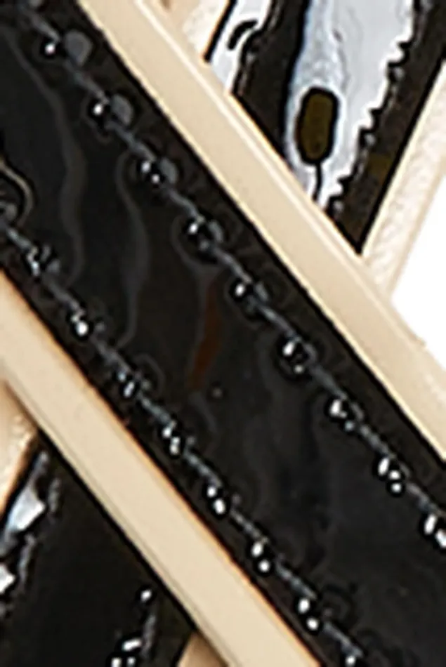 Women King Louie Patent Belt Black 8211 Belt