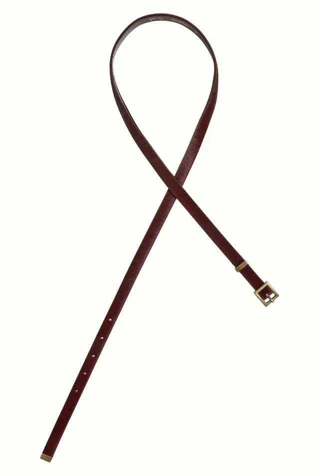 Women King Louie Ponyskin Belt Cabernet Red 8211 Belt
