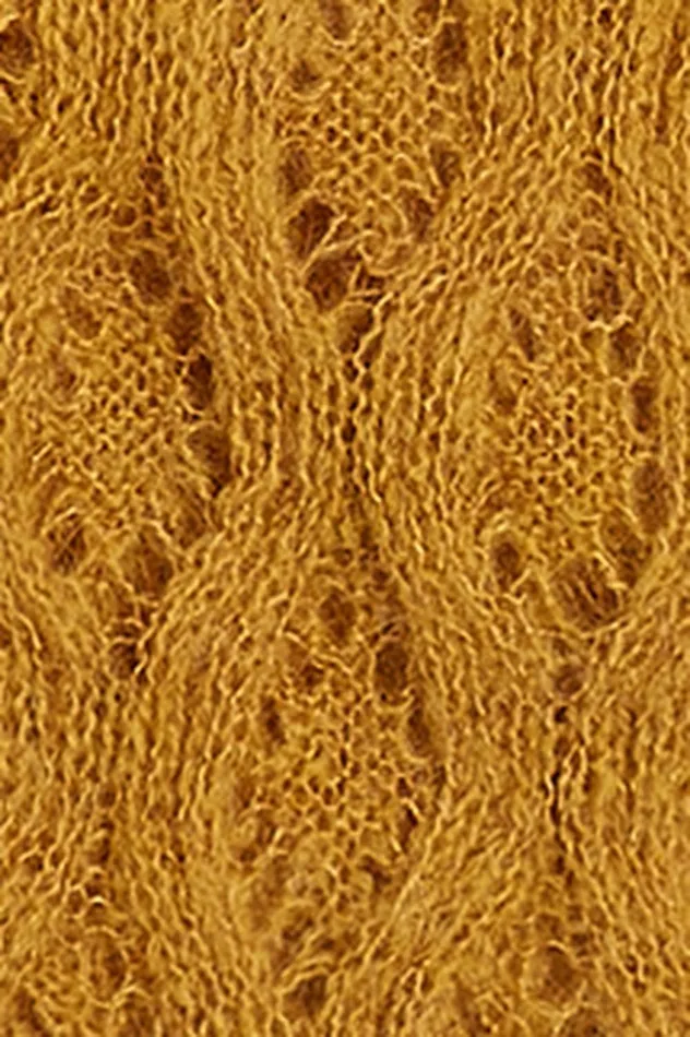 Women King Louie Scarf Ajour Carre Gold 8211 Carre