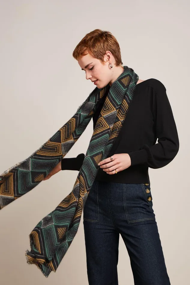 Women King Louie Scarf Morrison Urban Green 8211 Morrison
