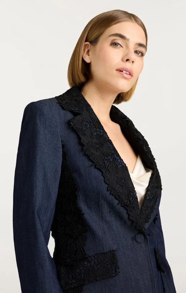 Women Laney Jacket Indigo Cinq Sept Blazers