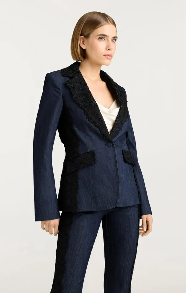 Women Laney Jacket Indigo Cinq Sept Denim