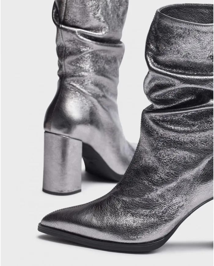 Women Lead SALMA Ruched Booties Wonders Ankle Boots
