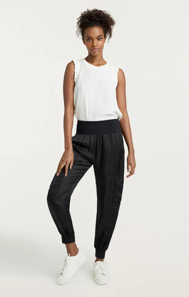 Women Lenore Top Ivory Cinq Sept Tank Tops and Camisoles