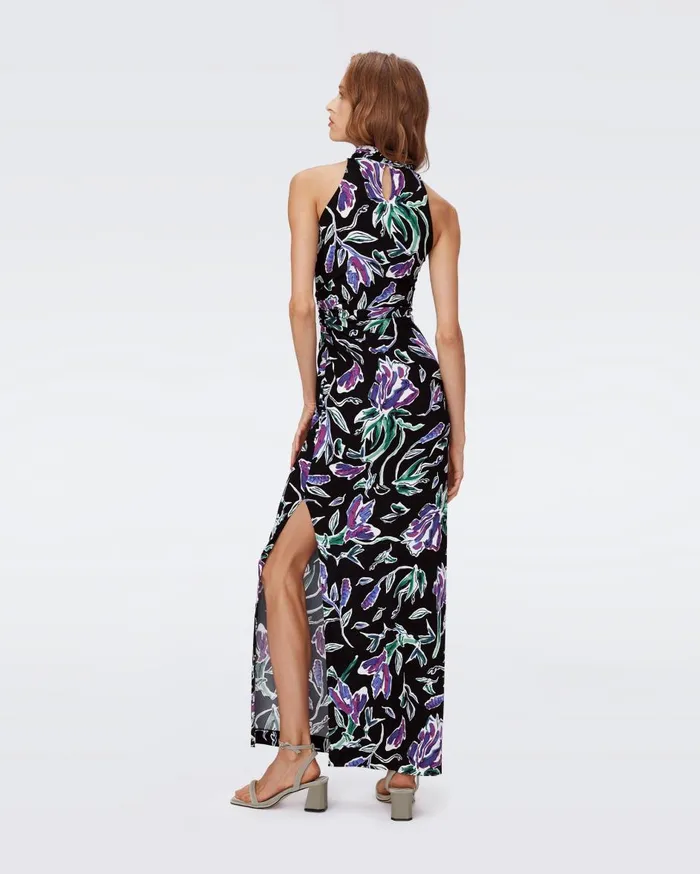 Women Libby Dress Huge Tulip Fields Violet DVF Dresses