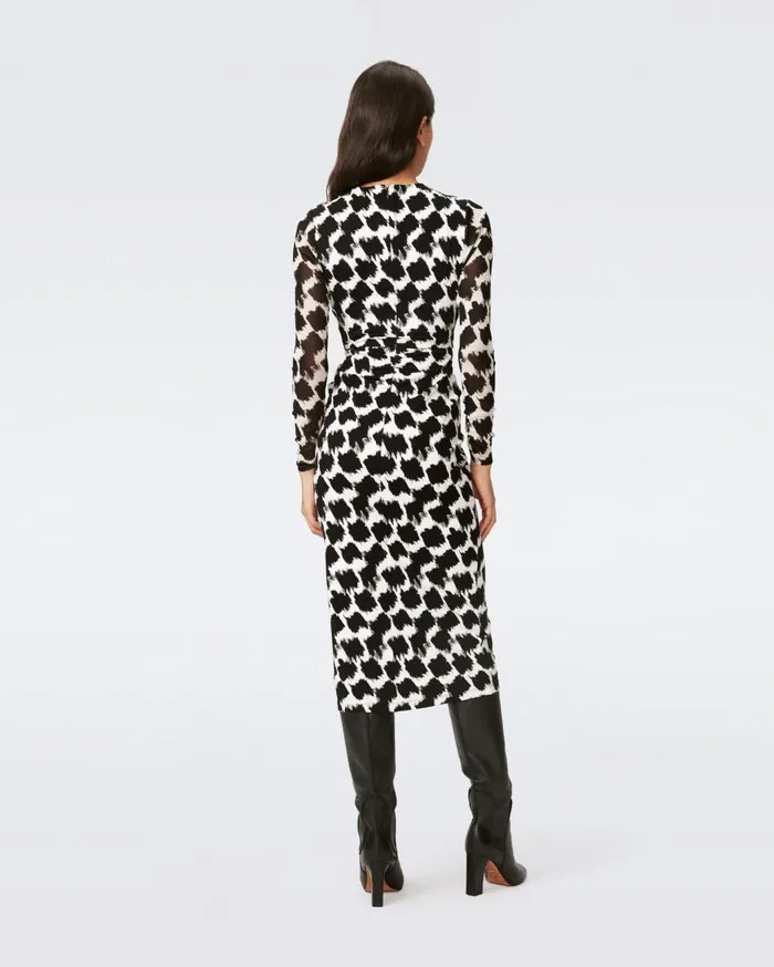 Women Libra Dress Brush Tooth DVF Dresses