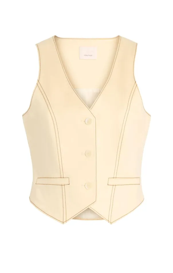 Women Lio Vest Gardenia Cinq Sept Tank Tops and Camisoles