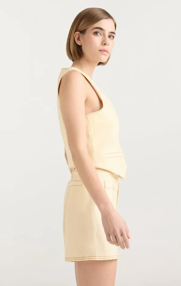 Women Lio Vest Gardenia Cinq Sept Tank Tops and Camisoles