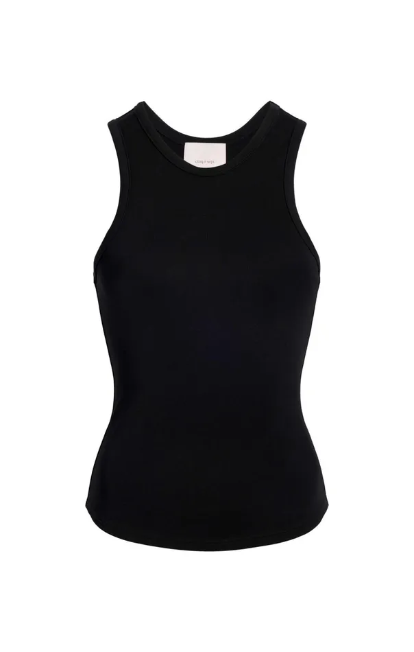 Women Lizzie Tank Black Cinq Sept Tank Tops and Camisoles