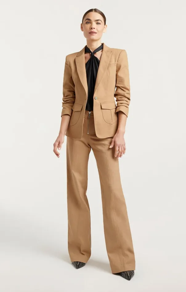 Women Long Azure Pant Sahara Cinq Sept Pants