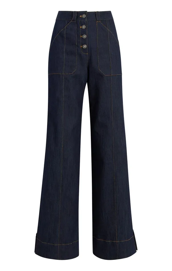Women Long Benji Pant Indigo Cinq Sept Denim