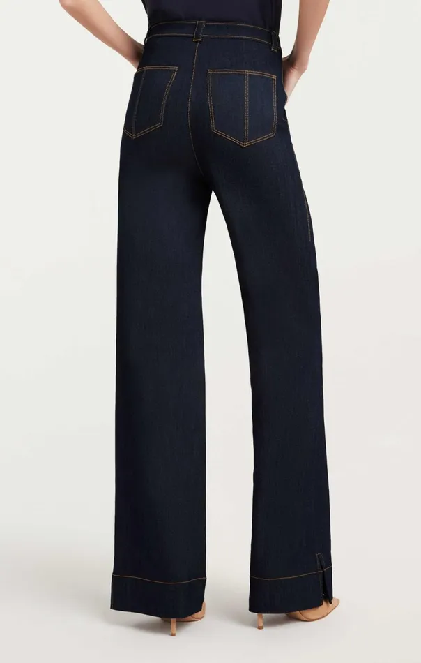 Women Long Benji Pant Indigo Cinq Sept Denim