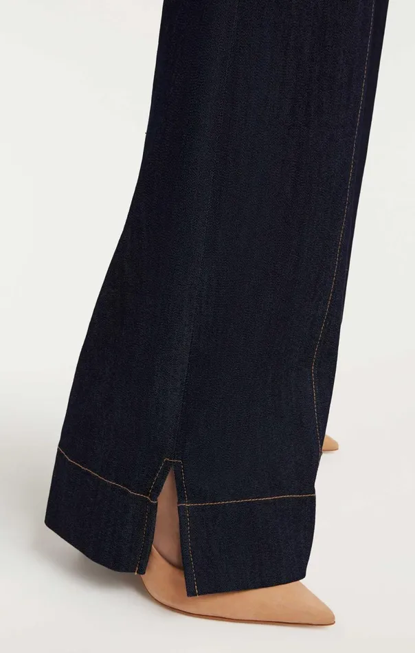 Women Long Benji Pant Indigo Cinq Sept Denim
