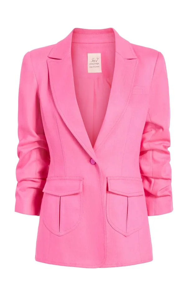 Women Louisa Blazer Electricpink Cinq Sept Blazers