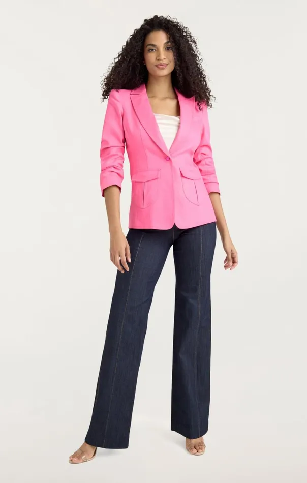 Women Louisa Blazer Electricpink Cinq Sept Blazers