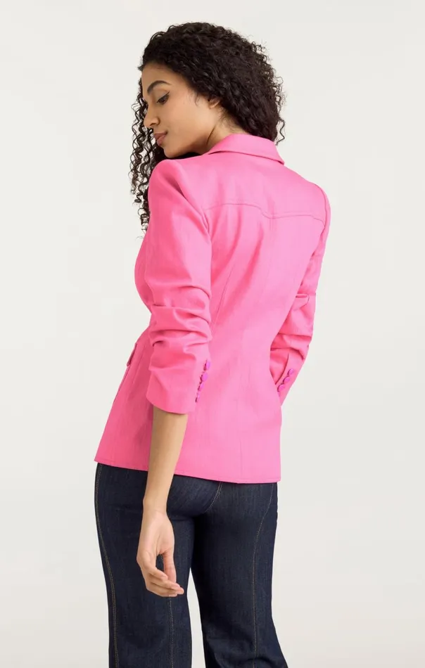 Women Louisa Blazer Electricpink Cinq Sept Blazers