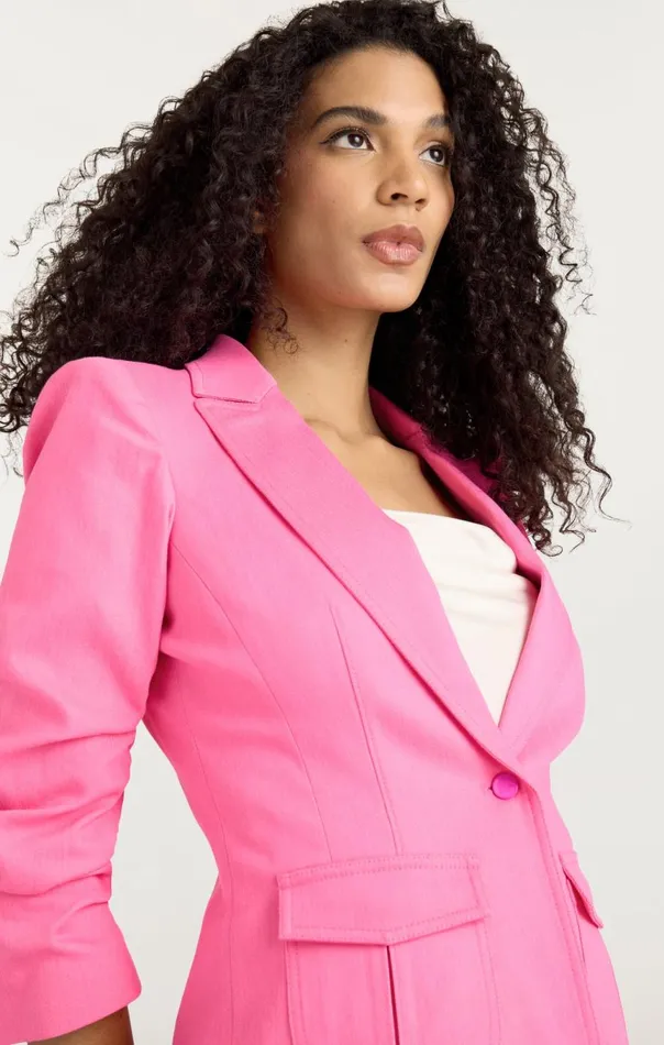 Women Louisa Blazer Electricpink Cinq Sept Blazers