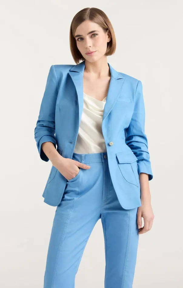 Women Louisa Jacket Blissfulblue Cinq Sept Blazers