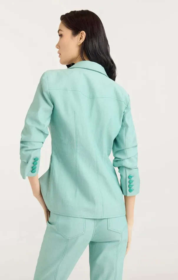 Women Louisa Jacket Lightmarinegreen Cinq Sept Blazers