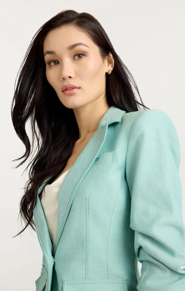 Women Louisa Jacket Lightmarinegreen Cinq Sept Blazers