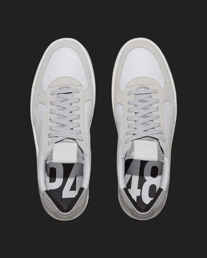 Women Low Tops P448 Empire WhiteSilver Women Low Tops P448 Empire WhiteSilver