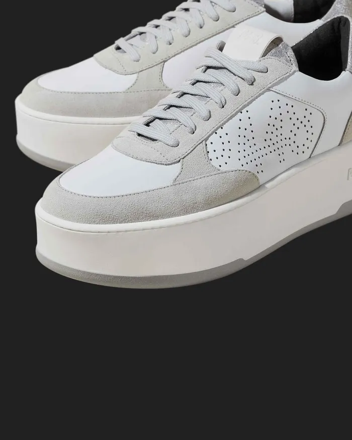Women Low Tops P448 Empire WhiteSilver Women Low Tops P448 Empire WhiteSilver