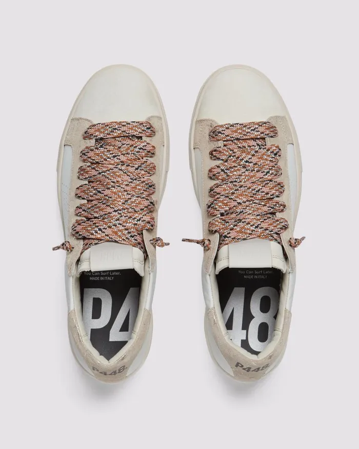 Women Low Tops P448 Thea Champagne
