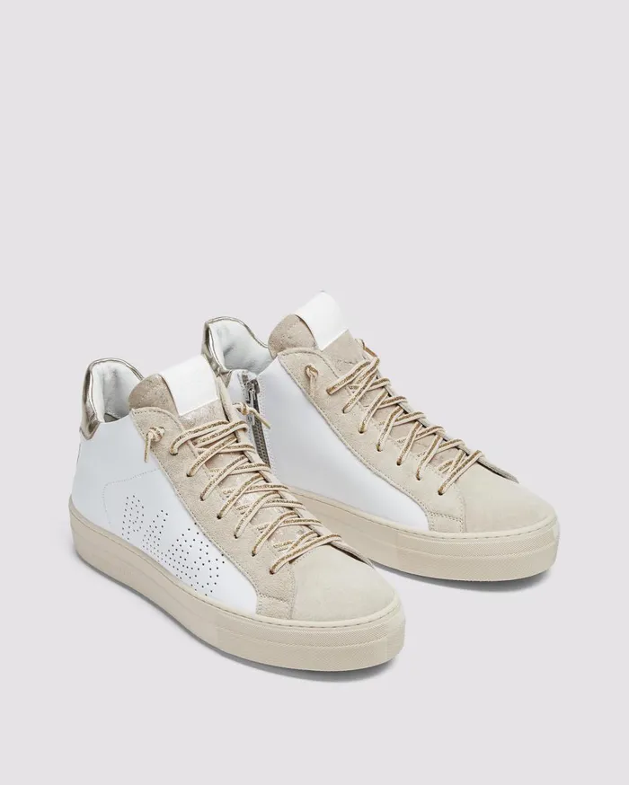 Women Low Tops P448 Thea Mid Champagne
