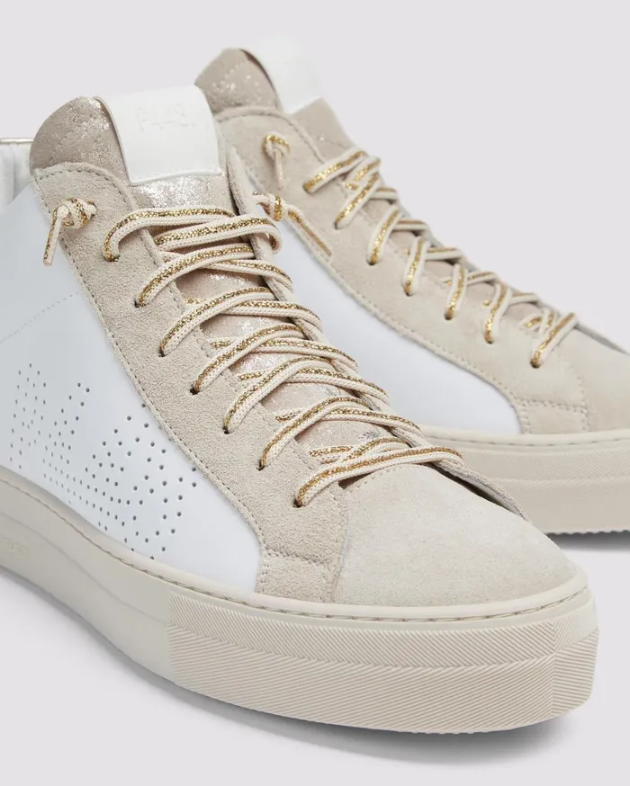 Women Low Tops P448 Thea Mid Champagne